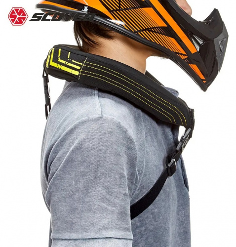 Защита шеи Scoyco N02B (черный), б/р фото 6 Защита шеи Scoyco N02B (черный), б/р фото 6