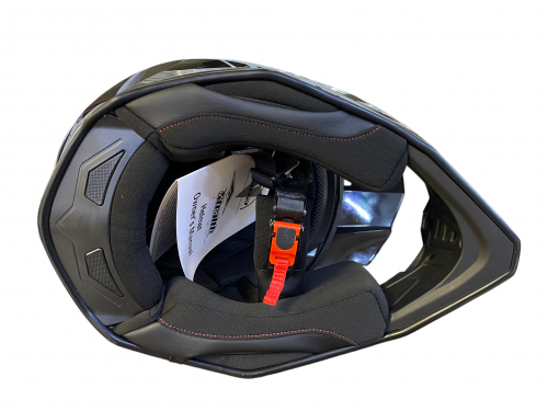 Шлем Vega V-FLO (216) (черный; серая графика) размер L фото 4 Шлем Vega V-FLO (216) (черный; серая графика) размер L фото 4