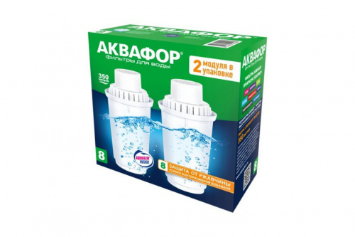 Модуль сменный фильтрующий Аквафор В100-8 2 шт Модуль сменный фильтрующий Аквафор В100-8 2 шт