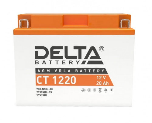 Аккумуляторная батарея Delta CT 1220 фото 2 Аккумуляторная батарея Delta CT 1220 фото 2