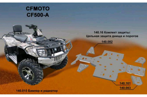 ������ ����� � ������� ATV CF Moto 500 A (AL4,0)