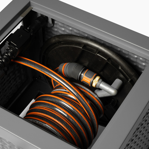 Катушка металлическая DAEWOO со шлангом 30 м и набором для полива DWR 6130 фото 5 Катушка металлическая DAEWOO со шлангом 30 м и набором для полива DWR 6130 фото 5