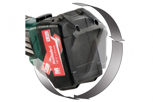Аккумуляторная угловая шлифмашина Metabo W 18 LTX фото 2 Аккумуляторная угловая шлифмашина Metabo W 18 LTX фото 2