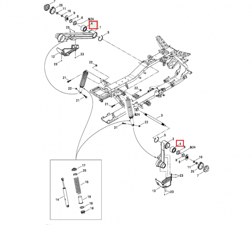 Подшипник заднего продольного рычага (под торсион) DAC4583CS62 фото 3 Подшипник заднего продольного рычага (под торсион) DAC4583CS62 фото 3