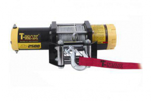 Лебедка для квадроцикла T-MAX ATW-PRO 2500 Лебедка для квадроцикла T-MAX ATW-PRO 2500