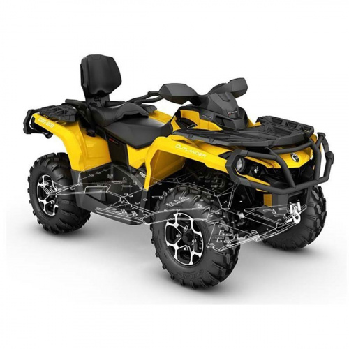 ЗАЩИТА KTZ ДЛЯ BRP CAN AM OUTLANDER L 450/ 570 (2015+) ЗАЩИТА KTZ ДЛЯ BRP CAN AM OUTLANDER L 450/ 570 (2015+)