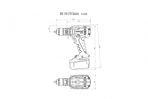 Шуруповерт для ледобуров BS 18 LTX Quick,зар,ак5.2 фото 2 Шуруповерт для ледобуров BS 18 LTX Quick,зар,ак5.2 фото 2