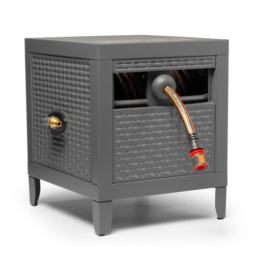 Катушка металлическая DAEWOO со шлангом 30 м и набором для полива DWR 6130 фото 2 Катушка металлическая DAEWOO со шлангом 30 м и набором для полива DWR 6130 фото 2