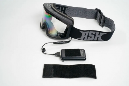 Очки с подогревом, RSX, Polestar Winter, черный/черный; двойное прозрачное стекло фото 6 Очки с подогревом, RSX, Polestar Winter, черный/черный; двойное прозрачное стекло фото 6