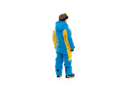 Зимний комбинезон DF Junior Blue - Yellow фото 3 Зимний комбинезон DF Junior Blue - Yellow фото 3
