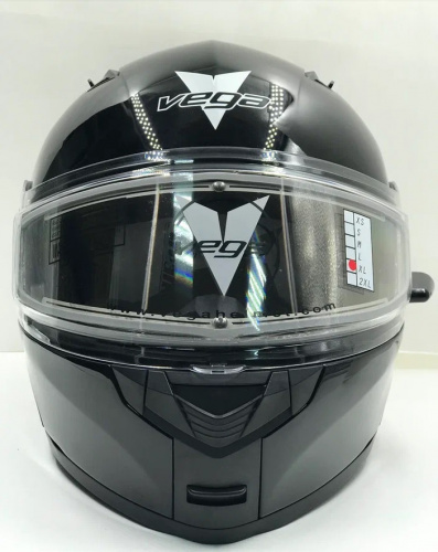 Шлем Vega Spark (HS-158) Winter (черный матовый) р-р L Шлем Vega Spark (HS-158) Winter (черный матовый) р-р L
