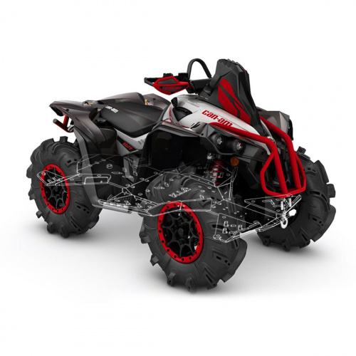 ЗАЩИТА KTZ ДЛЯ BRP CAN AM RENEGATE XMR 2019+ ЗАЩИТА KTZ ДЛЯ BRP CAN AM RENEGATE XMR 2019+