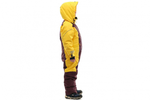 Зимний комбинезон DF Junior Purple-Yellow фото 4 Зимний комбинезон DF Junior Purple-Yellow фото 4