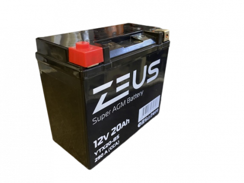 Аккумуляторная батарея ZEUS AGM 20 Ач (+/-) фото 3 Аккумуляторная батарея ZEUS AGM 20 Ач (+/-) фото 3