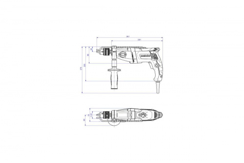 Ударная дрель Metabo SBE 780-2 780вт,2ск, FuturoPlus, картон фото 6 Ударная дрель Metabo SBE 780-2 780вт,2ск, FuturoPlus, картон фото 6