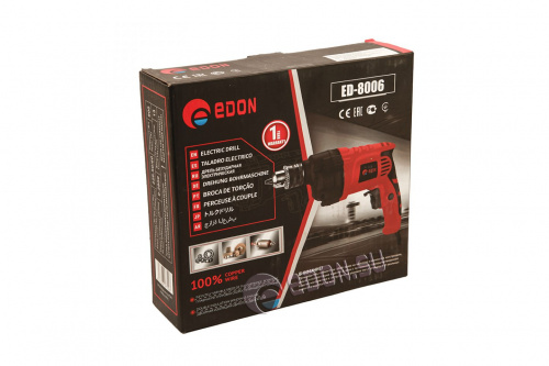 Электрическая дрель Edon ED-8006 фото 4 Электрическая дрель Edon ED-8006 фото 4