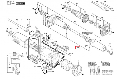 Шпиндель для прямошлифовальной машины BOSCH GGS8CE Шпиндель для прямошлифовальной машины BOSCH GGS8CE