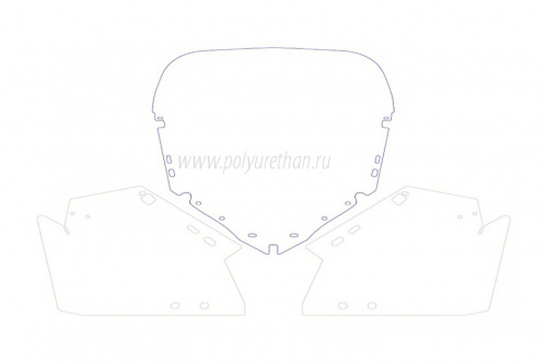 Стекло для снегохода BRP Lynx Xtrim Commander фото 2 Стекло для снегохода BRP Lynx Xtrim Commander фото 2