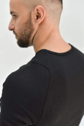 Комплект мужской с кальсонами "Термобелье" черный (размер 50) фото 3 Комплект мужской с кальсонами "Термобелье" черный (размер 50) фото 3