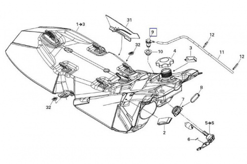 Обратный клапан снегохода BRP 513033188 фото 2 Обратный клапан снегохода BRP 513033188 фото 2