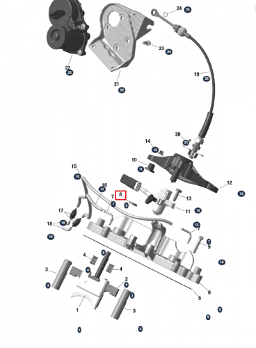 Комплект прокладок RAVE клапана BRP 09-719117 фото 2 Комплект прокладок RAVE клапана BRP 09-719117 фото 2