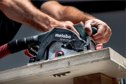 Аккумуляторная дисковая пила Metabo KS 18 LTX 57 4.0Ач х1 LiHD фото 2 Аккумуляторная дисковая пила Metabo KS 18 LTX 57 4.0Ач х1 LiHD фото 2