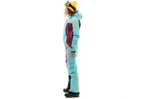 Зимний комбинезон SKI premium WOMAN BALTIC&PURPLE фото 2 Зимний комбинезон SKI premium WOMAN BALTIC&PURPLE фото 2