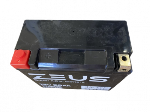 Аккумуляторная батарея ZEUS AGM 20 Ач (+/-) фото 2 Аккумуляторная батарея ZEUS AGM 20 Ач (+/-) фото 2