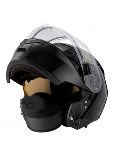 Шлем модуляр RSX Spark (HS159) Winter желтые очки черный 2XL фото 4 Шлем модуляр RSX Spark (HS159) Winter желтые очки черный 2XL фото 4
